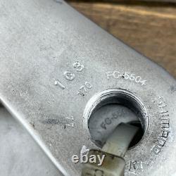 Vintage Shimano 105 Crank Set Octalink 170 FC-5504 FC-5500 130 74 Triple Hollow