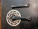 Vintage Shimano Deore Lx Crank Set Fc-m560 175 Mm 48 28 Bcd Triple Black Arm