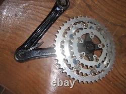 Vintage Shimano Deore LX Crank Set FC-M660 175 mm 74 110 BCD Triple Black MTB A3