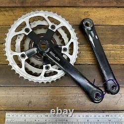 Vintage Shimano Deore LX FC-M560 Crank Set 175 mm 74 110 BCD Triple Black MTB A8