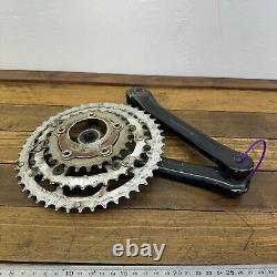 Vintage Shimano Deore LX FC-M560 Crank Set 175 mm 74 110 BCD Triple Black MTB A8