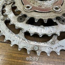 Vintage Shimano Deore LX FC-M560 Crank Set 175 mm 74 110 BCD Triple Black MTB A8