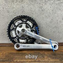 Vintage Shimano Deore LX FC-M563 Crank Set 175 mm 94 58 BCD Triple Silver A6
