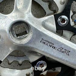 Vintage Shimano Deore LX FC-M563 Crank Set 175 mm 94 58 BCD Triple Silver A6