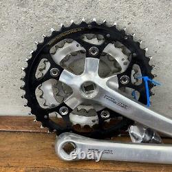 Vintage Shimano Deore LX FC-M563 Crank Set 175 mm 94 58 BCD Triple Silver A6
