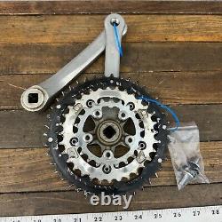 Vintage Shimano Deore LX FC-M563 Crank Set 175 mm 94 58 BCD Triple Silver A6