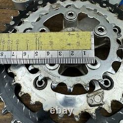 Vintage Shimano Deore LX FC-M563 Crank Set 175 mm 94 58 BCD Triple Silver A6