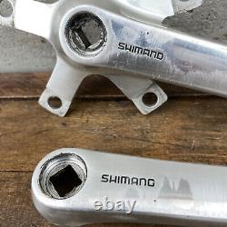 Vintage Shimano Deore XT FC-M730 Crank Set 175 mm Pantograph Cranks 1990s OG A4