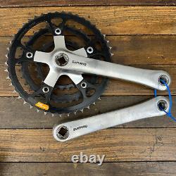 Vintage Shimano Deore XT FC-M730 Crank Set 175 mm Pantograph Cranks SG 1990s S1