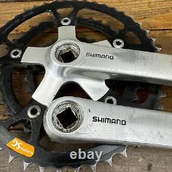 Vintage Shimano Deore XT FC-M730 Crank Set 175 mm Pantograph Cranks SG 1990s S1