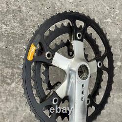 Vintage Shimano Deore XT FC-M730 Crank Set 175 mm Pantograph Cranks SG 1990s S1