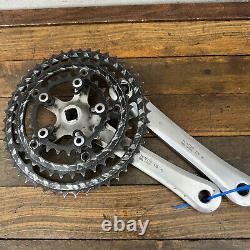 Vintage Shimano Deore XT FC-M730 Crank Set 175 mm Pantograph Cranks SG 1990s S1