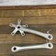 Vintage Shimano Deore Xt Fc-m737 Crank Set 175 Mm 94 58 Bcd Triple Silver A7
