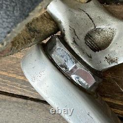 Vintage Shimano Dura Ace AX Crank Set 172.5 mm 130 BCD Pedals Toe Clips OX