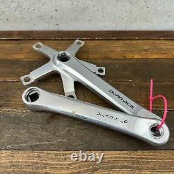 Vintage Shimano Dura Ace Crank Set FC-7400 170 mm Race Cranks 130 mm 1980s A3
