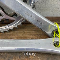 Vintage Shimano Dura Ace Crank Set FC-7400 170 mm Race Cranks 130 mm 1980s A4