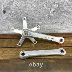 Vintage Shimano Dura Ace Crank Set FC-7400 170 mm Race Cranks 130 mm 1980s A6