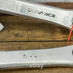 Vintage Shimano Dura Ace Crank Set FC-7400 170 mm Race Cranks 130 mm 1980s A6