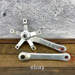 Vintage Shimano Dura Ace Crank Set FC-7400 170 mm Race Cranks 130 mm 1980s A6