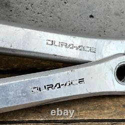 Vintage Shimano Dura Ace Crank Set FC-7400 172.5 mm Race Cranks 130 mm Road