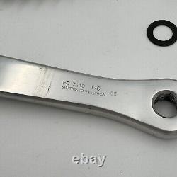 Vintage Shimano Dura Ace Crank Set FC-7410 170 mm 130 BCD 53t 39t SG Square