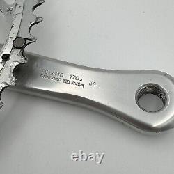Vintage Shimano Dura Ace Crank Set FC-7410 170 mm 130 BCD 53t 39t SG Square