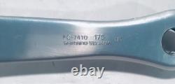 Vintage Shimano Dura Ace Crank Set FC-7410 175 mm 130 BCD Double Race 8s DA