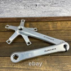 Vintage Shimano Dura Ace FC-7402 Crank Set 172.5 mm 130 BCD Road 7400 BMX B0