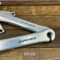 Vintage Shimano Dura Ace FC-7402 Crank Set 172.5 mm 130 BCD Road 7400 BMX B0