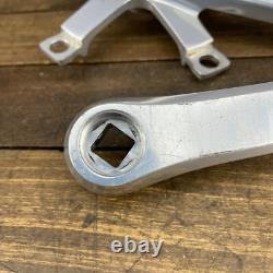 Vintage Shimano Dura Ace FC-7402 Crank Set 172.5 mm 130 BCD Road 7400 BMX B0