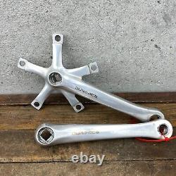 Vintage Shimano Dura Ace FC-7410 Crank Set 172.5 mm Square Taper 130 mm D2