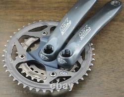 Vintage Shimano LX 175mm9s Mountain Bike CRANKS 44t32t22tChainrings MTB Bicycle