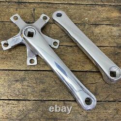 Vintage Shimano Polished Crank Set 175mm FC-MT60 110/74 BCD