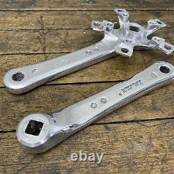 Vintage Shimano Polished Crank Set 175mm FC-MT60 110/74 BCD