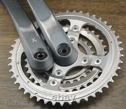 Vintage Shimano XTR 175mm Mountain Bike CRANKS 46t 34t24t Chainrings MTB Bicycle