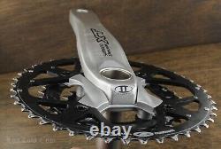 Vintage Shimano XT 175mm MTB Bike CRANKS 44t32t22t Chainrings Hollowtech Bicycle