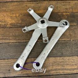 Vintage Specialized Flag Crank Set 144 BCD 170 mm Double Road Race Track A5