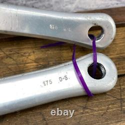 Vintage Specialized Flag Crank Set 175 mm Triple PARTS 110 74 BCD Mountain Bike