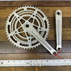 Vintage Stronglight 93 Crank Set FRENCH Thread 14 x 1.25 BCD 170 Double ERoica