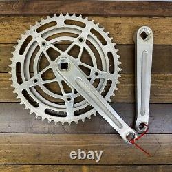 Vintage Stronglight 93 Crank Set FRENCH Thread 14 x 1.25 BCD 170 Double ERoica