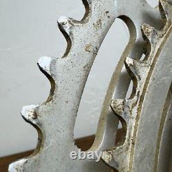 Vintage Stronglight 93 Crank Set FRENCH Thread 14 x 1.25 BCD 170 Double ERoica