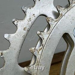 Vintage Stronglight 93 Crank Set FRENCH Thread 14 x 1.25 BCD 170 Double ERoica