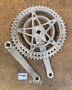 Vintage Stronglight 93 Crankset 52 / 45 170mm 9/16 x 20