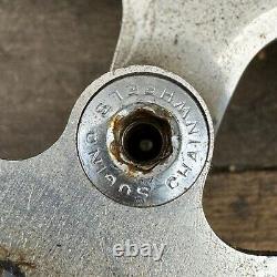 Vintage Sugino AT Crank Set Forged 170 mm 74 110 BCD Triple MTB Mongoose ATB A4