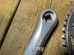 Vintage Sugino Aero Mighty Crank Set 170 mm 144 BCD Double Race BMX 1980s Japan