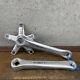Vintage Sugino Gt Crank Set 170 Mm Old School Bmx Double 110 Bcd 80s Alloy A7
