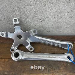 Vintage Sugino GT Crank Set 170 mm Old School BMX Double 110 BCD 80s Alloy A7