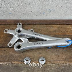 Vintage Sugino GT Crank Set 170 mm Old School BMX Double 110 BCD 80s Alloy A7