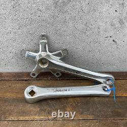 Vintage Sugino GT Crank Set 170 mm Old School BMX Double 110 BCD 80s Alloy A8