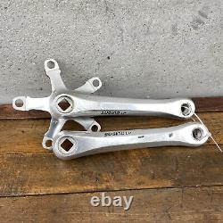 Vintage Sugino LP Crank Set 720 Touring Triple 172.5 mm Arms Touring Triple A2